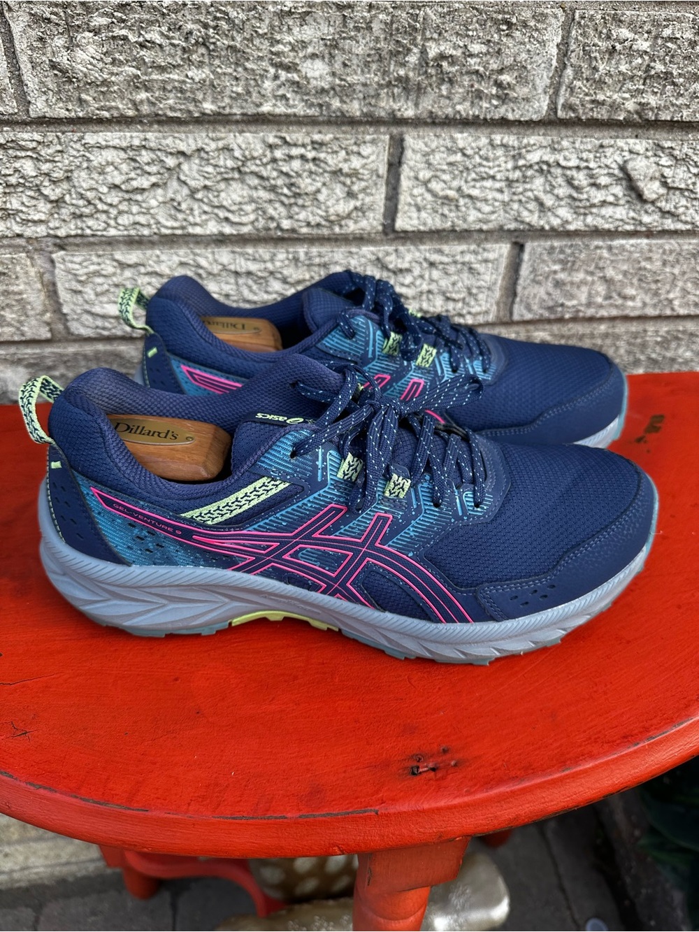 Asics Gel Venture 9 Deep Ocean/Hot Pink Women Sz 10